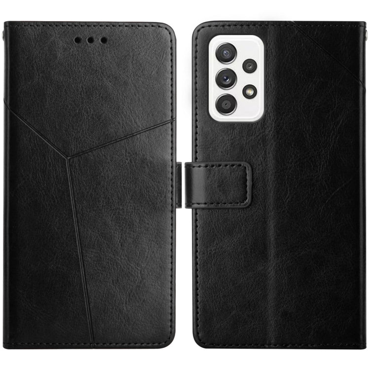 For Samsung Galaxy A32 4G Y Stitching Horizontal Flip Leather Case with Holder & Card Slots & Wallet & Photo Frame