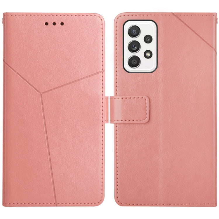 For Samsung Galaxy A32 4G Y Stitching Horizontal Flip Leather Case with Holder & Card Slots & Wallet & Photo Frame