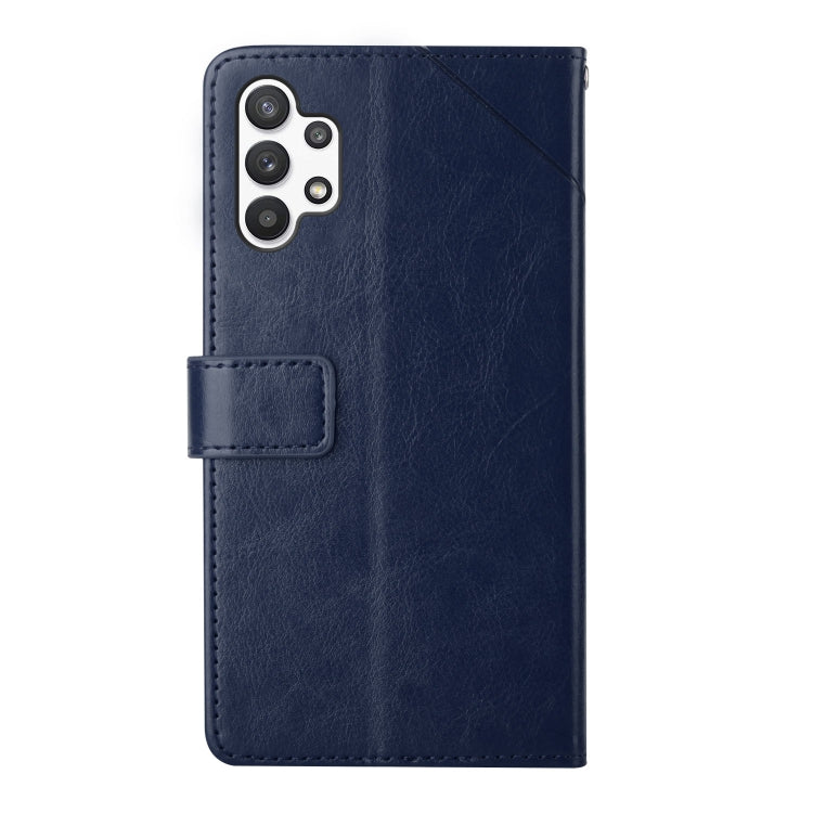 For Samsung Galaxy A32 5G Y Stitching Horizontal Flip Leather Case with Holder & Card Slots & Wallet & Photo Frame