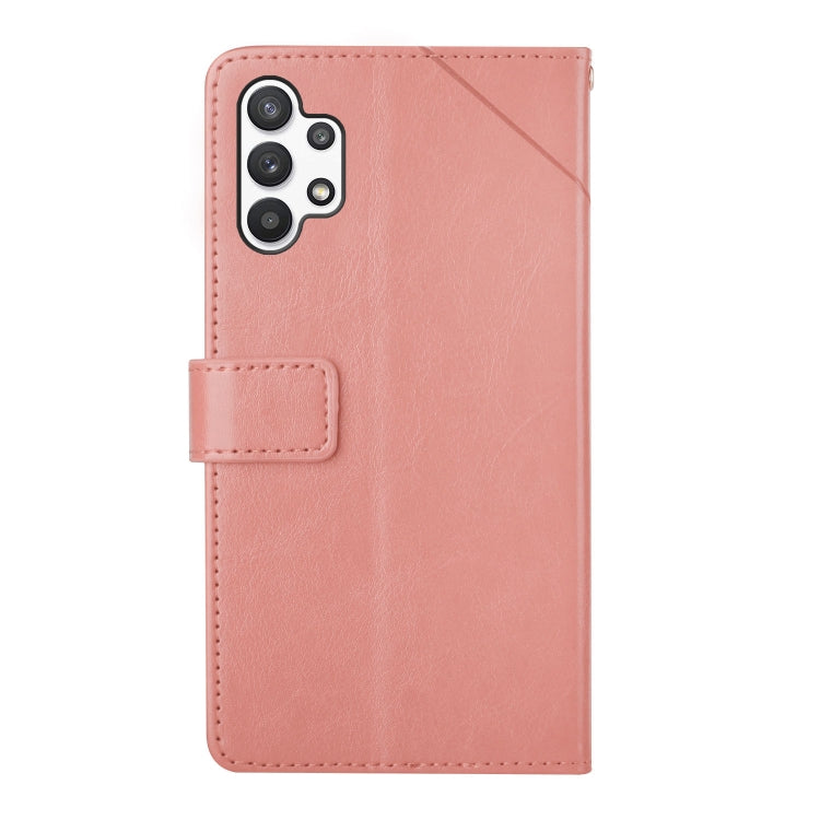 For Samsung Galaxy A32 5G Y Stitching Horizontal Flip Leather Case with Holder & Card Slots & Wallet & Photo Frame