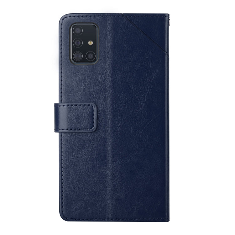 For Samsung Galaxy A51 / M40s Y Stitching Horizontal Flip Leather Case with Holder & Card Slots & Wallet & Photo Frame