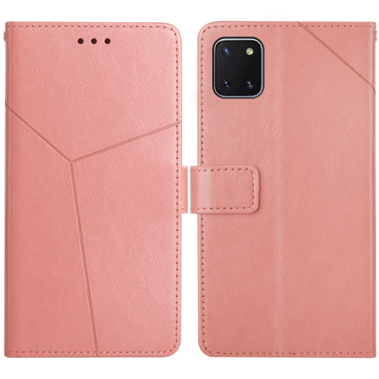 For Samsung Galaxy A81 Y Stitching Horizontal Flip Leather Case with Holder & Card Slots & Wallet & Photo Frame