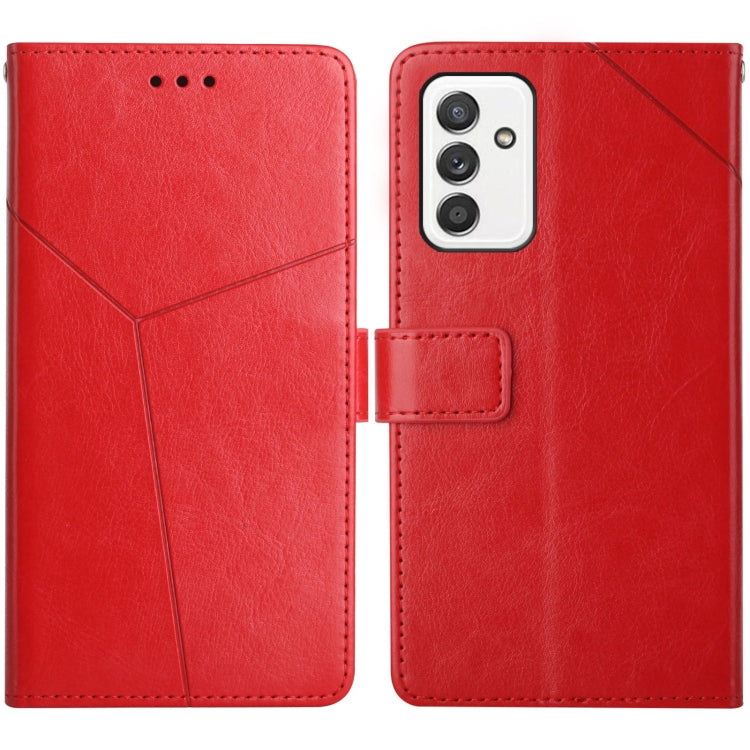 For Samsung Galaxy A82 5G Y Stitching Horizontal Flip Leather Case with Holder & Card Slots & Wallet & Photo Frame
