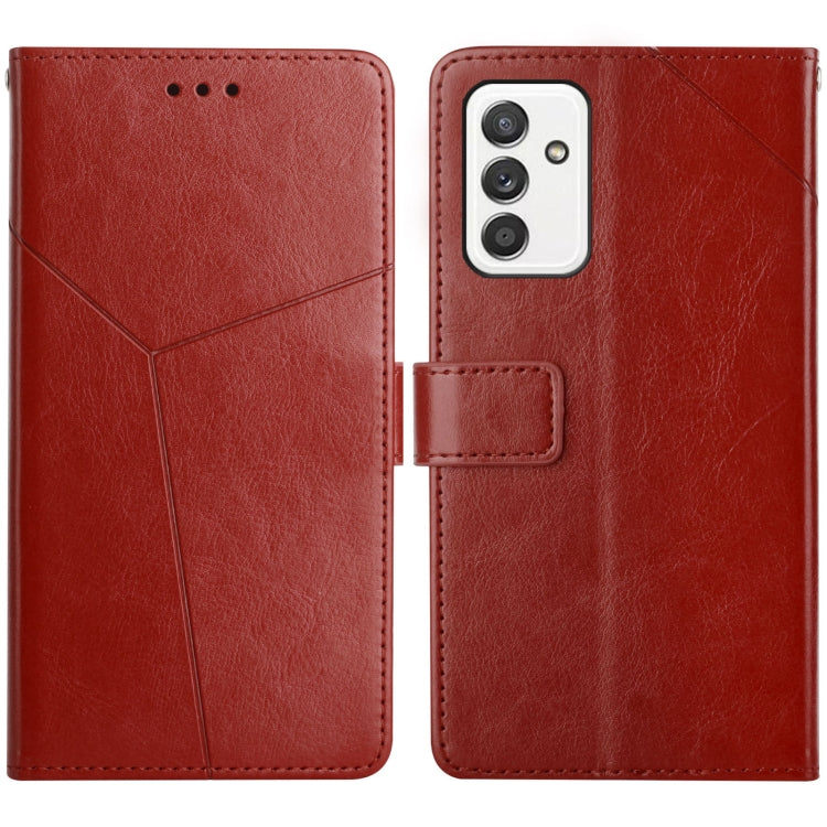 For Samsung Galaxy A82 5G Y Stitching Horizontal Flip Leather Case with Holder & Card Slots & Wallet & Photo Frame