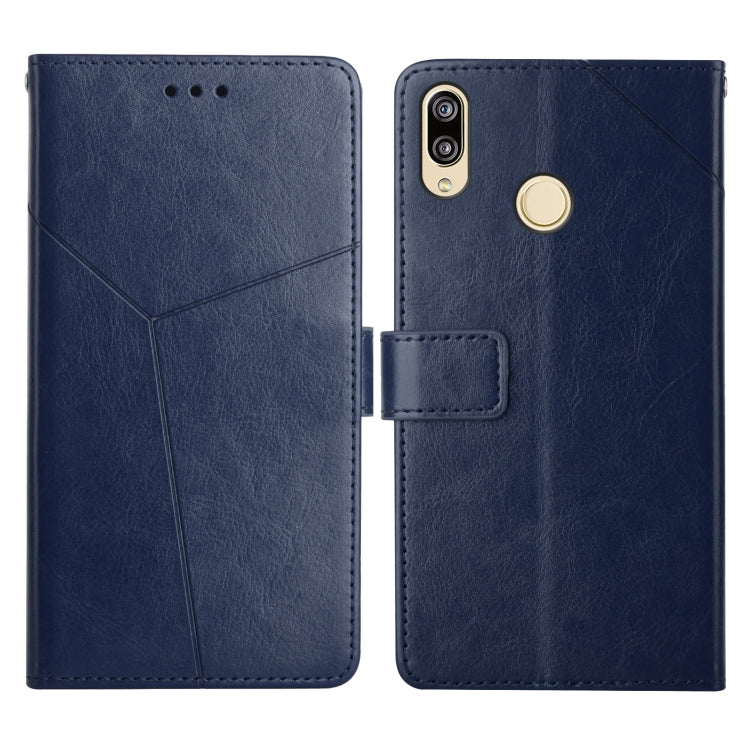 For Huawei P20 Lite Y Stitching Horizontal Flip Leather Phone Case with Holder & Card Slots & Wallet & Photo Frame