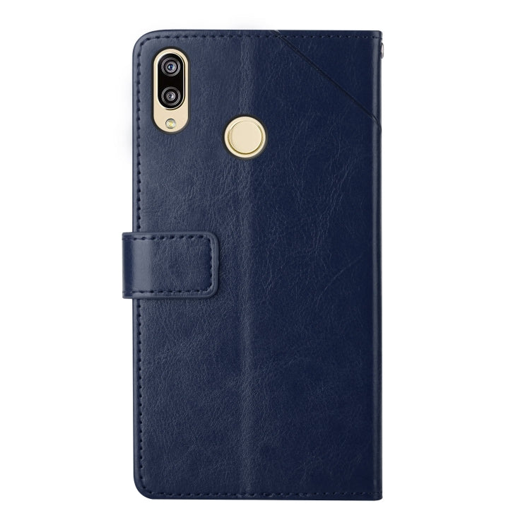 For Huawei P20 Lite Y Stitching Horizontal Flip Leather Phone Case with Holder & Card Slots & Wallet & Photo Frame