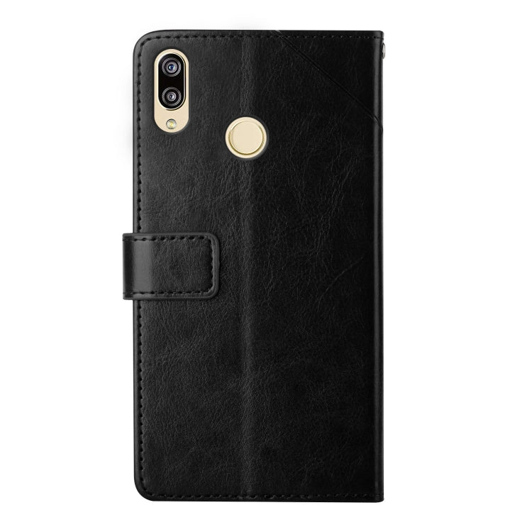 For Huawei P20 Lite Y Stitching Horizontal Flip Leather Phone Case with Holder & Card Slots & Wallet & Photo Frame