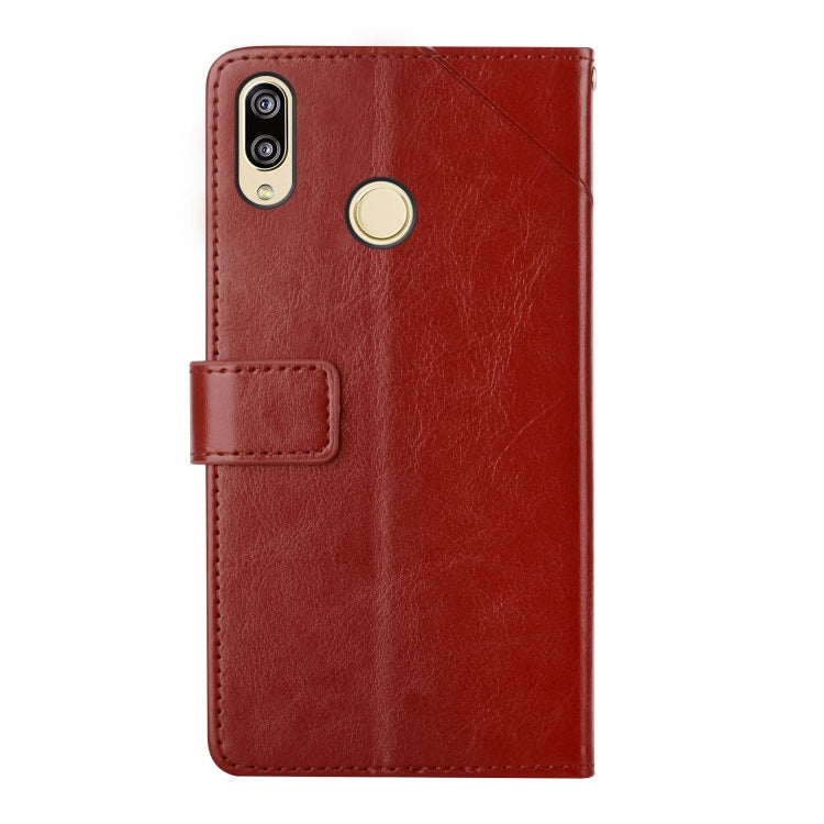 For Huawei P20 Lite Y Stitching Horizontal Flip Leather Phone Case with Holder & Card Slots & Wallet & Photo Frame
