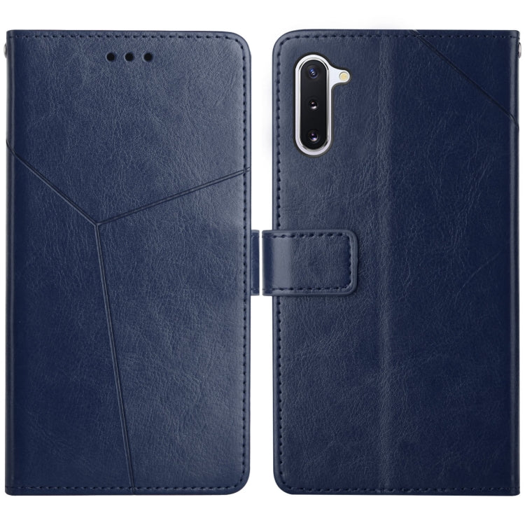 For Samsung Galaxy Note10 Y Stitching Horizontal Flip Leather Case with Holder & Card Slots & Wallet & Photo Frame