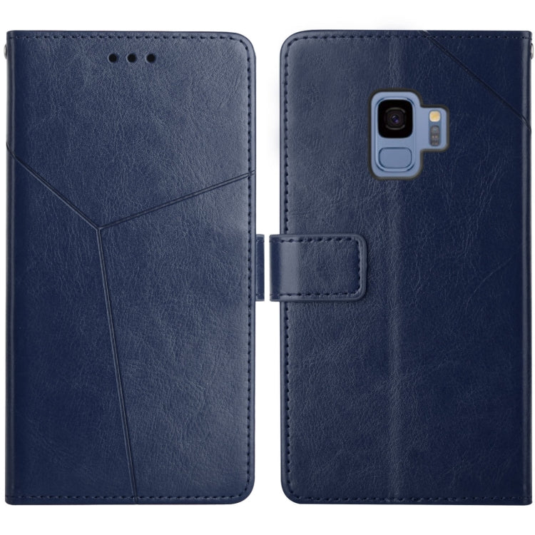 For Samsung Galaxy S9 Y Stitching Horizontal Flip Leather Case with Holder & Card Slots & Wallet & Photo Frame
