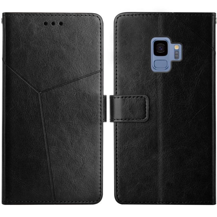 For Samsung Galaxy S9 Y Stitching Horizontal Flip Leather Case with Holder & Card Slots & Wallet & Photo Frame
