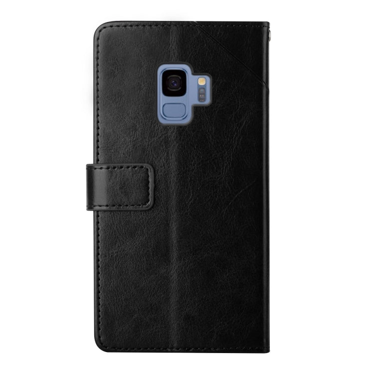 For Samsung Galaxy S9 Y Stitching Horizontal Flip Leather Case with Holder & Card Slots & Wallet & Photo Frame
