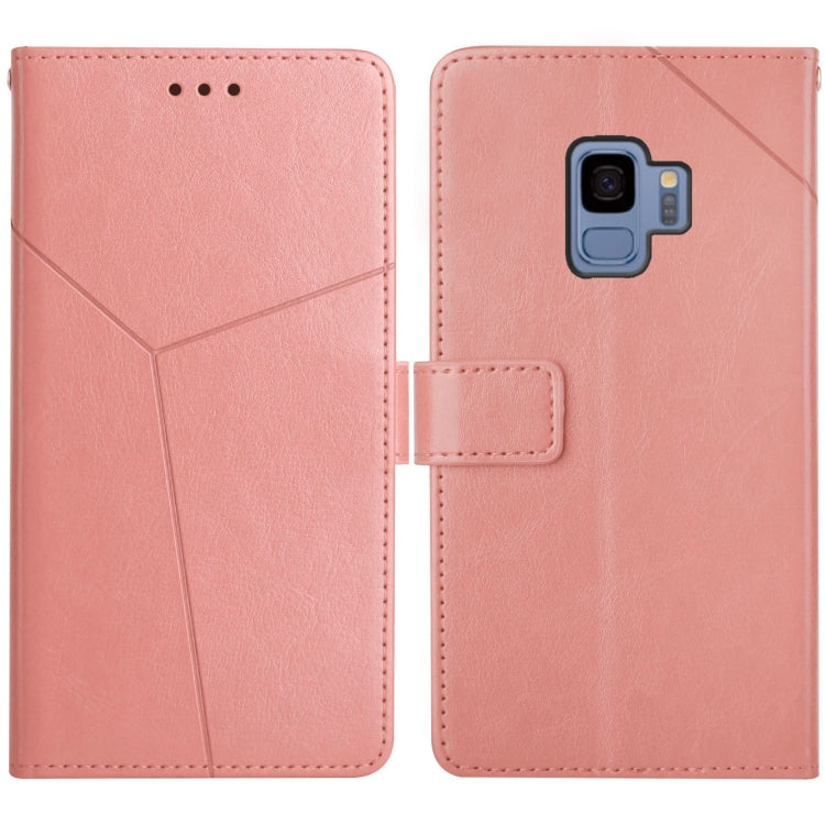 For Samsung Galaxy S9 Y Stitching Horizontal Flip Leather Case with Holder & Card Slots & Wallet & Photo Frame