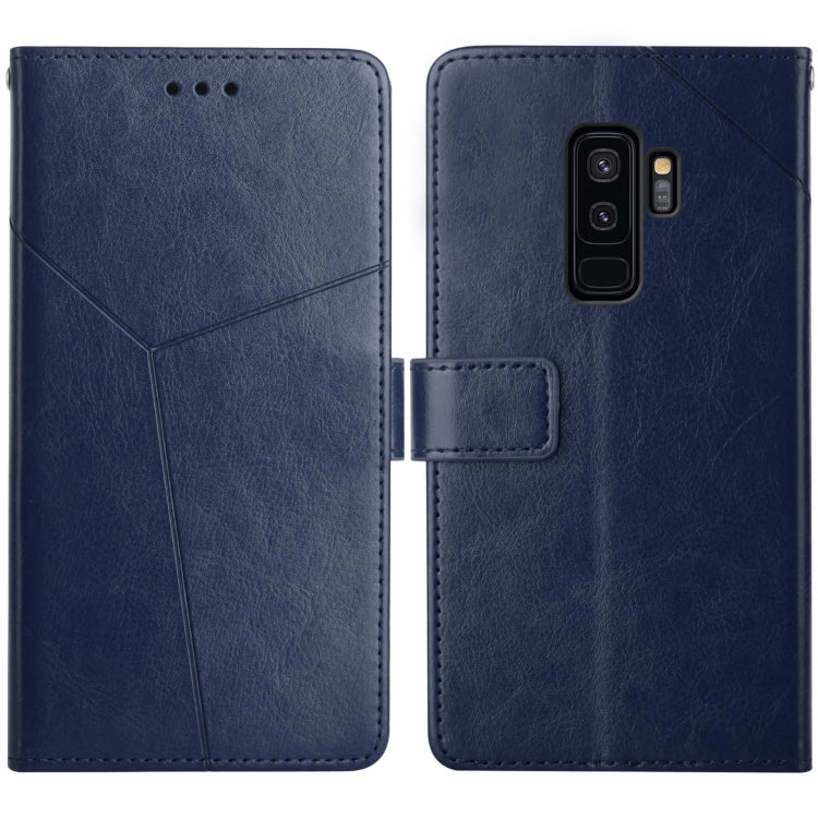 For Samsung Galaxy S9+ Y Stitching Horizontal Flip Leather Case with Holder & Card Slots & Wallet & Photo Frame