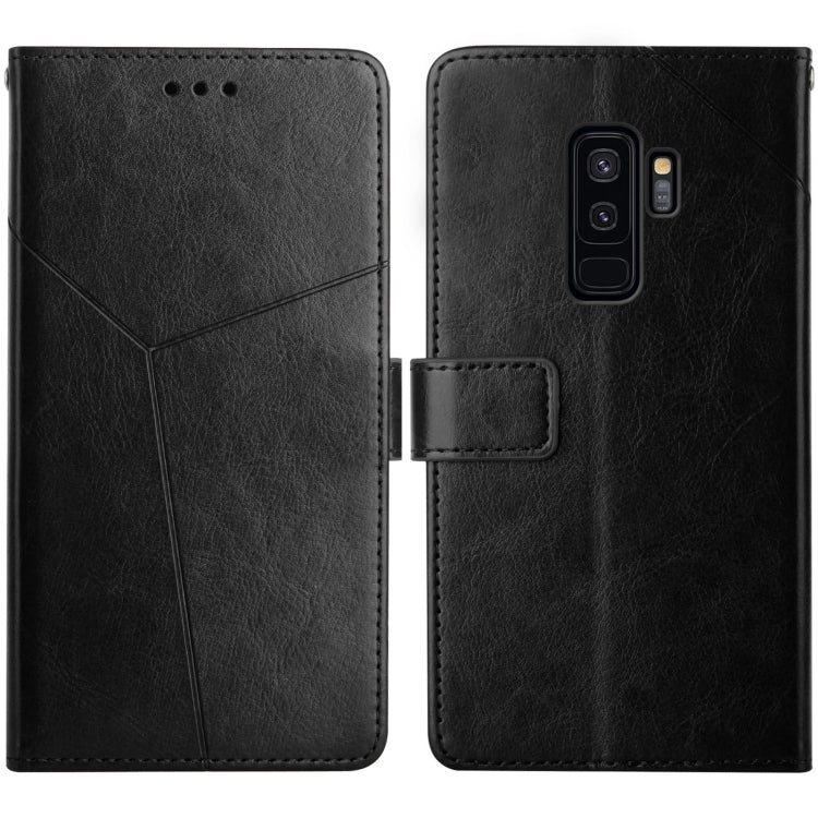 For Samsung Galaxy S9+ Y Stitching Horizontal Flip Leather Case with Holder & Card Slots & Wallet & Photo Frame