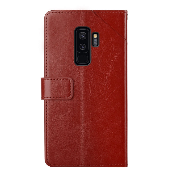 For Samsung Galaxy S9+ Y Stitching Horizontal Flip Leather Case with Holder & Card Slots & Wallet & Photo Frame