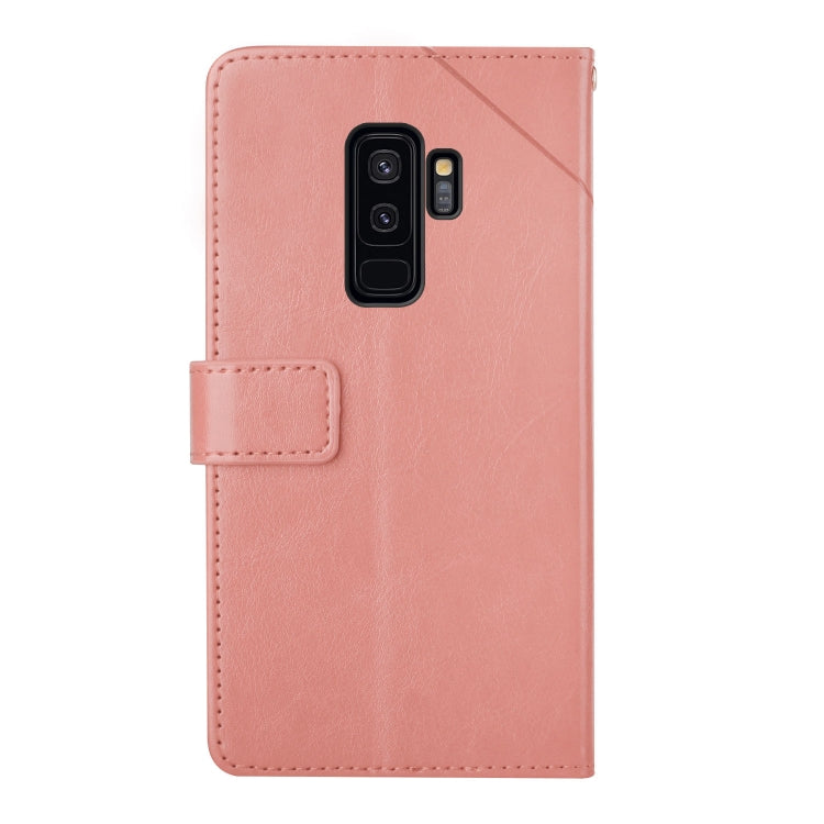 For Samsung Galaxy S9+ Y Stitching Horizontal Flip Leather Case with Holder & Card Slots & Wallet & Photo Frame