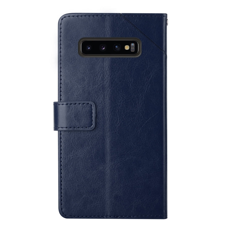 For Samsung Galaxy S10 Y Stitching Horizontal Flip Leather Case with Holder & Card Slots & Wallet & Photo Frame