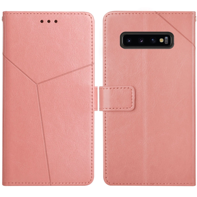 For Samsung Galaxy S10 Y Stitching Horizontal Flip Leather Case with Holder & Card Slots & Wallet & Photo Frame