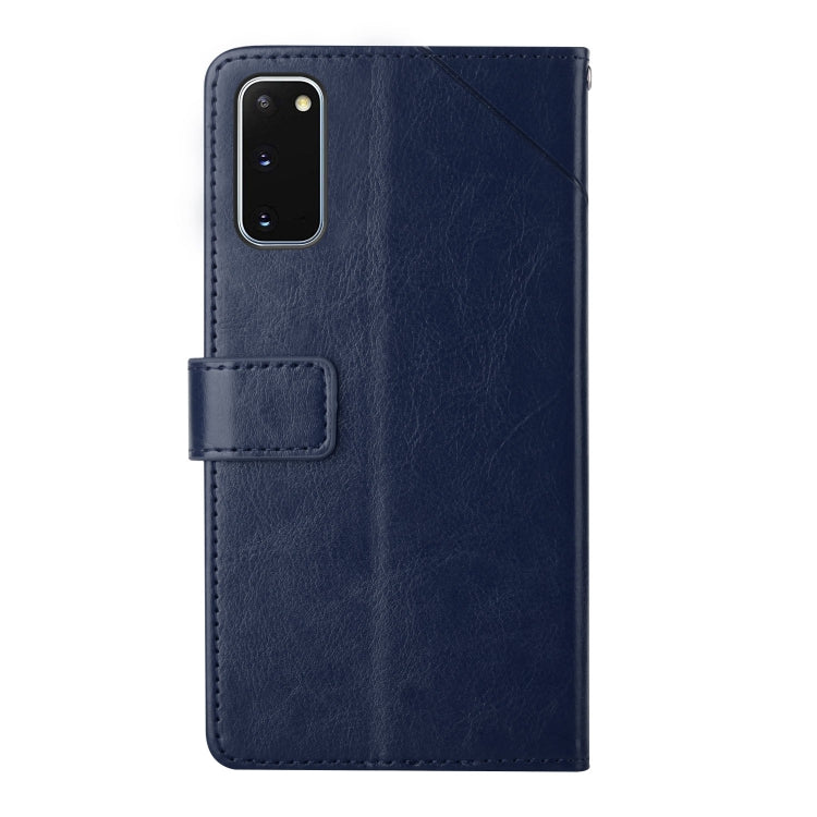 For Samsung Galaxy S20 Y Stitching Horizontal Flip Leather Case with Holder & Card Slots & Wallet & Photo Frame