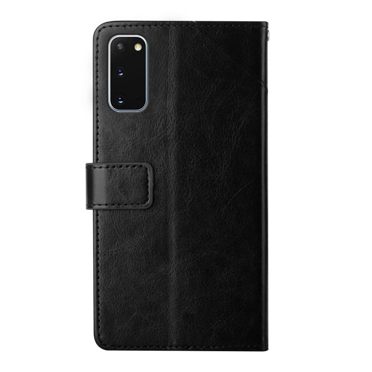 For Samsung Galaxy S20 Y Stitching Horizontal Flip Leather Case with Holder & Card Slots & Wallet & Photo Frame