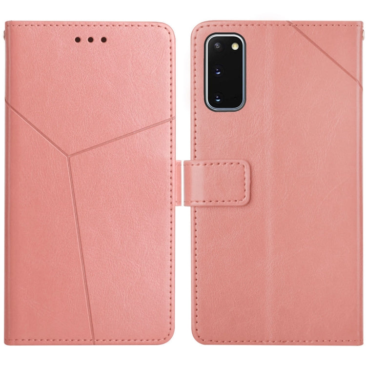For Samsung Galaxy S20 Y Stitching Horizontal Flip Leather Case with Holder & Card Slots & Wallet & Photo Frame