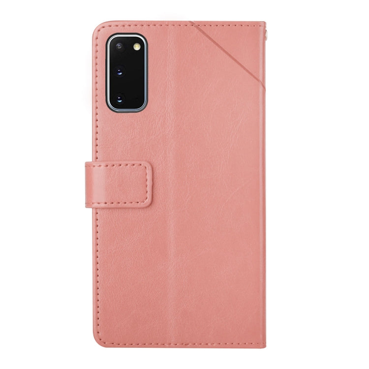 For Samsung Galaxy S20 Y Stitching Horizontal Flip Leather Case with Holder & Card Slots & Wallet & Photo Frame