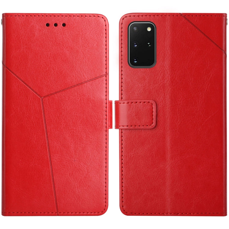 For Samsung Galaxy S20+ Y Stitching Horizontal Flip Leather Case with Holder & Card Slots & Wallet & Photo Frame