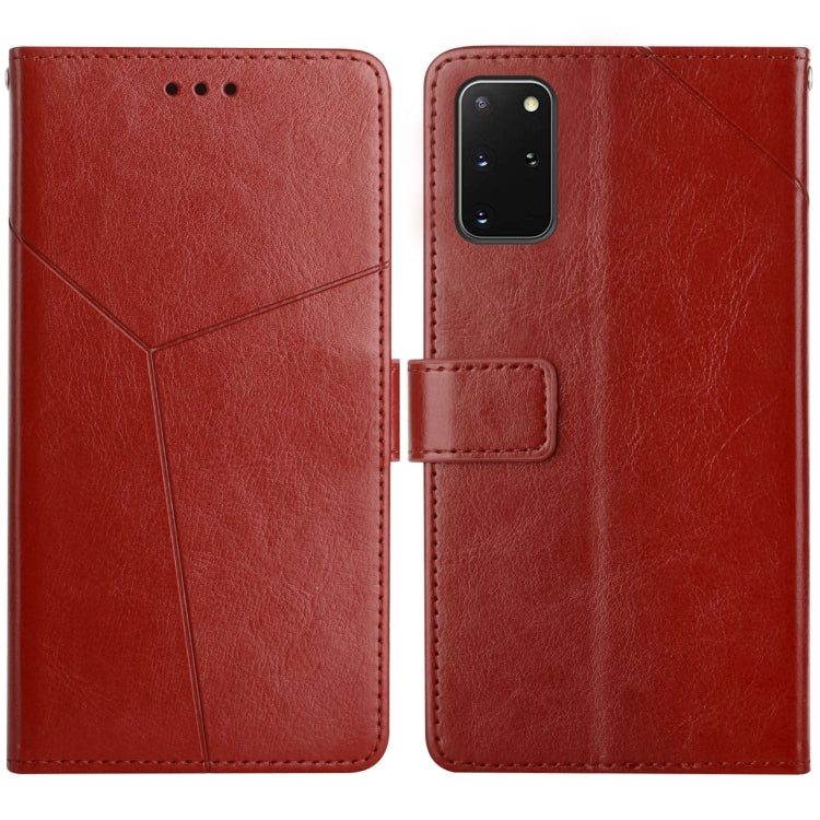 For Samsung Galaxy S20+ Y Stitching Horizontal Flip Leather Case with Holder & Card Slots & Wallet & Photo Frame