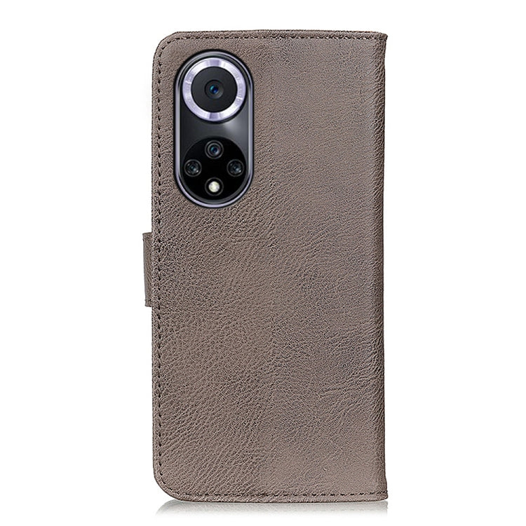 For Huawei nova 9 KHAZNEH Cowhide Texture Horizontal Flip Leather Phone Case