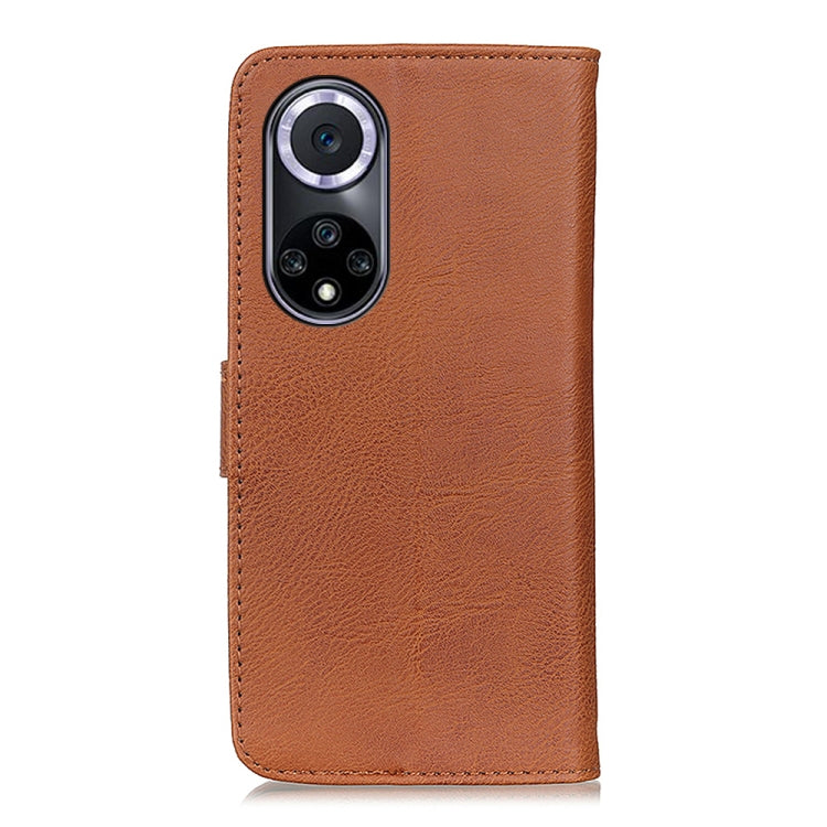 For Huawei nova 9 KHAZNEH Cowhide Texture Horizontal Flip Leather Phone Case