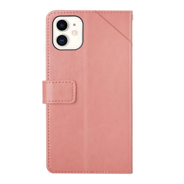 For iPhone 11 Y Stitching Horizontal Flip Leather Phone Case with Holder & Card Slots & Wallet & Photo Frame