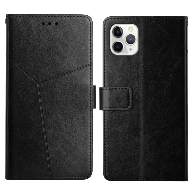 For iPhone 11 Pro Max Y Stitching Horizontal Flip Leather Phone Case with Holder & Card Slots & Wallet & Photo Frame