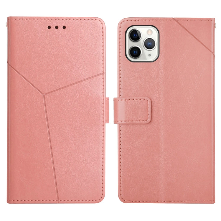 For iPhone 12 Pro Max Y Stitching Horizontal Flip Leather Phone Case with Holder & Card Slots & Wallet & Photo Frame
