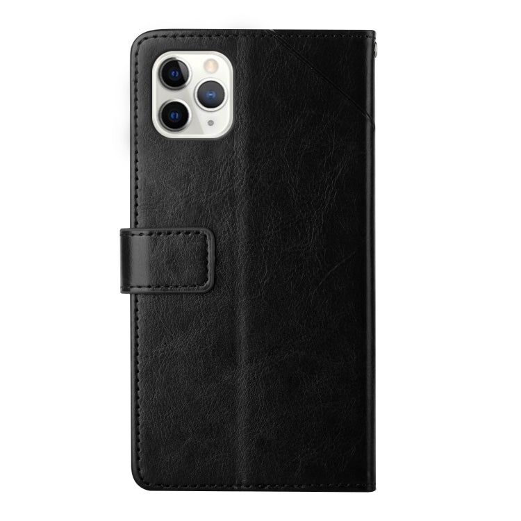 For iPhone 13 Pro Y Stitching Horizontal Flip Leather Phone Case with Holder & Card Slots & Wallet & Photo Frame