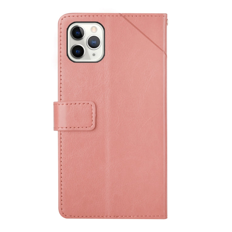 For iPhone 13 Pro Y Stitching Horizontal Flip Leather Phone Case with Holder & Card Slots & Wallet & Photo Frame
