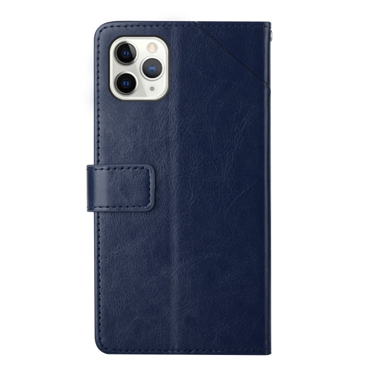 For iPhone 13 Pro Max Y Stitching Horizontal Flip Leather Phone Case with Holder & Card Slots & Wallet & Photo Frame