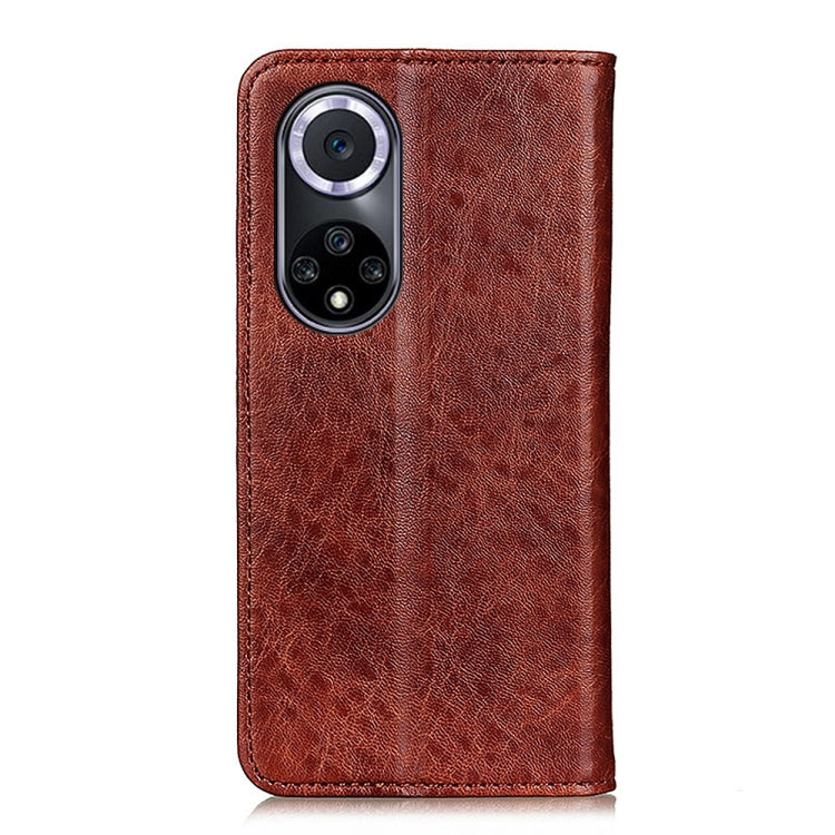For Huawei nova 9 Magnetic Crazy Horse Texture Horizontal Flip Leather Phone Case