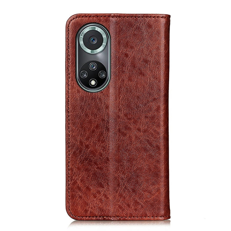 For Huawei nova 9 Pro / Honor 50 Pro Magnetic Crazy Horse Texture Horizontal Flip Leather Phone Case