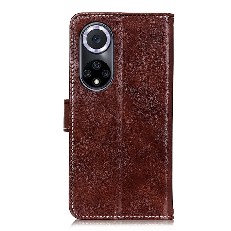 For Huawei nova 9 Retro Crazy Horse Texture Horizontal Flip Leather Phone Case