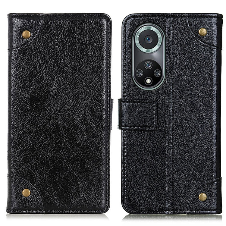 For Huawei nova 9 Pro / Honor 50 Pro Copper Buckle Nappa Texture Horizontal Flip Leather Phone Case