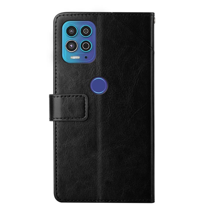 For Motorola Edge S / G100 Y Stitching Horizontal Flip Leather Phone Case with Holder & Card Slots & Wallet & Photo Frame