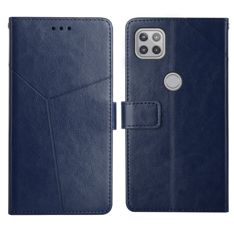 For Motorola Moto G 5G Y Stitching Horizontal Flip Leather Phone Case with Holder & Card Slots & Wallet & Photo Frame