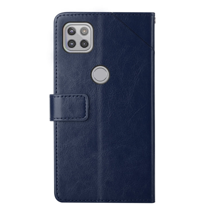 For Motorola Moto G 5G Y Stitching Horizontal Flip Leather Phone Case with Holder & Card Slots & Wallet & Photo Frame