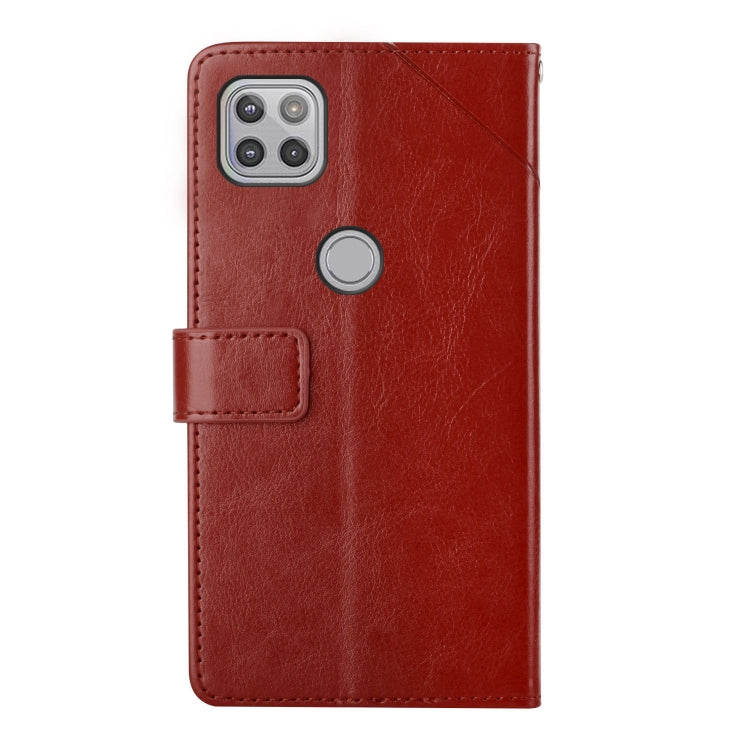 For Motorola Moto G 5G Y Stitching Horizontal Flip Leather Phone Case with Holder & Card Slots & Wallet & Photo Frame