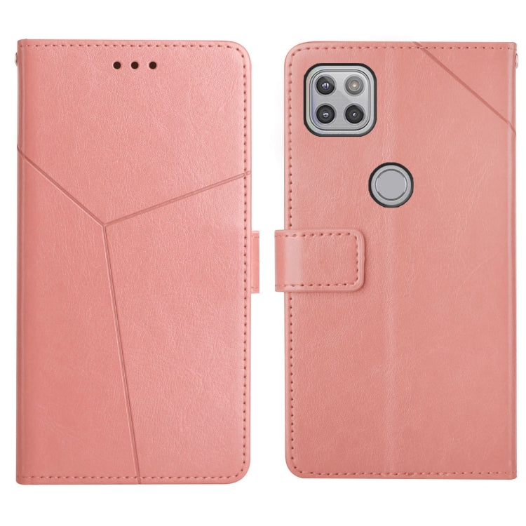 For Motorola Moto G 5G Y Stitching Horizontal Flip Leather Phone Case with Holder & Card Slots & Wallet & Photo Frame