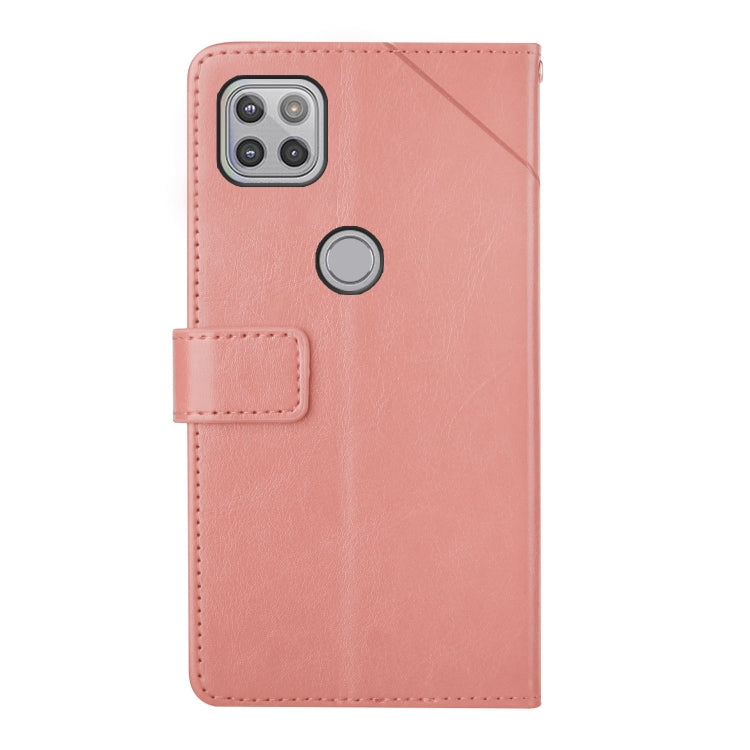 For Motorola Moto G 5G Y Stitching Horizontal Flip Leather Phone Case with Holder & Card Slots & Wallet & Photo Frame