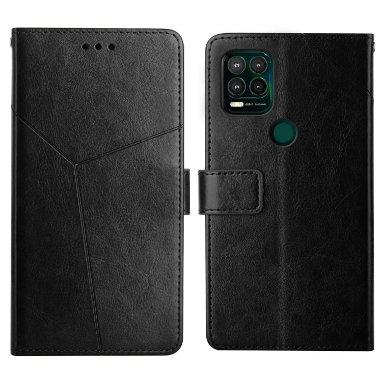For Motorola Moto G Stylus 5G Y Stitching Horizontal Flip Leather Phone Case with Holder & Card Slots & Wallet & Photo Frame