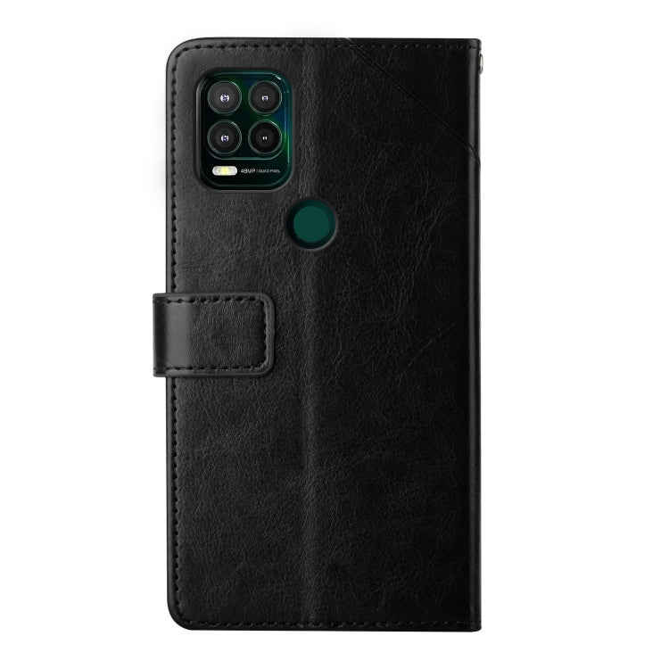 For Motorola Moto G Stylus 5G Y Stitching Horizontal Flip Leather Phone Case with Holder & Card Slots & Wallet & Photo Frame
