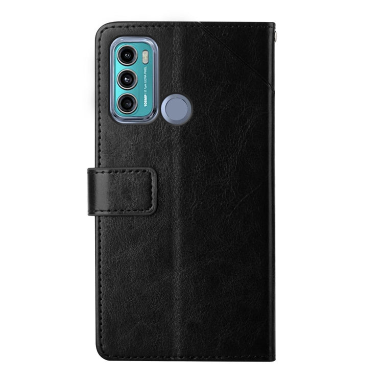 For Motorola Moto G40 / G60 Y Stitching Horizontal Flip Leather Phone Case with Holder & Card Slots & Wallet & Photo Frame